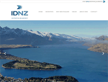 Tablet Screenshot of idnewzealand.com